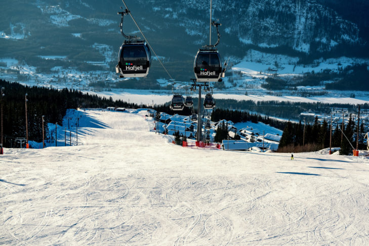 In Norway, snow is guaranteed during the winter months.