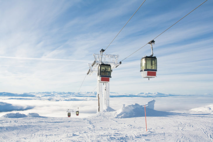Winter sports enthusiasts will find good snow conditions and breathtaking views in Sweden.