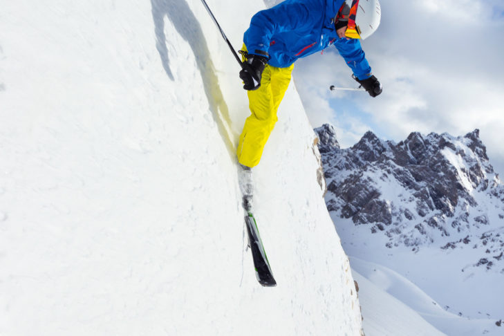 Riding steep pistes is quite a demanding undertaking.