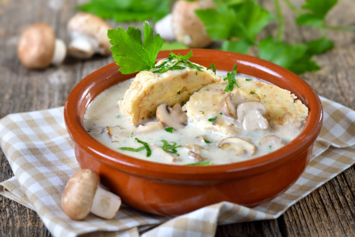 A solid foundation should be laid with hearty meals before the party