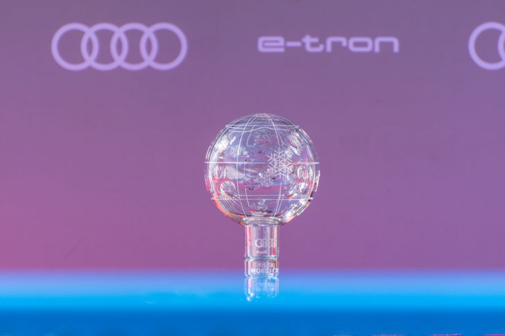 The winners of the overall World Cup and the best athletes in the discipline World Cups receive a crystal globe as a trophy at the end of the season.