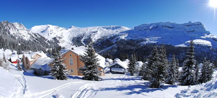 The picturesque Flaine in the Grand Massif.