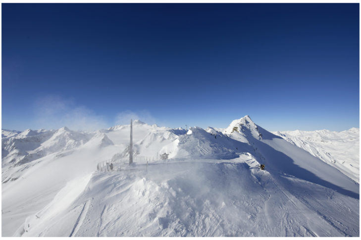 The plateau of the "Schwarzen Schneid" in Sölden.