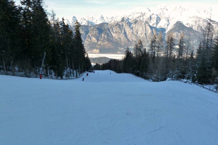 The Götzner run is one of the most beautiful slopes in Austria.