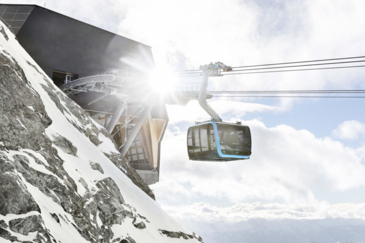 The highest 3S-bahn in the world in Zermatt.