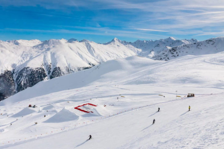 The Livigno ski area has a considerable range of fun slopes including two snow parks.