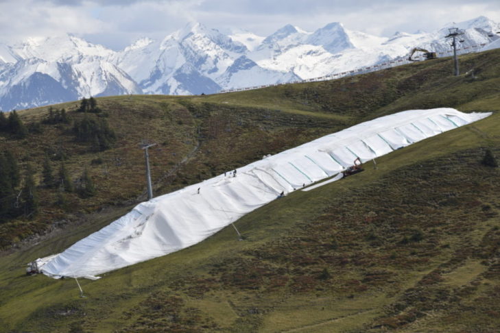 Snowfarming: This is how the snow lasts through the summer in the Kitzbühel ski area.