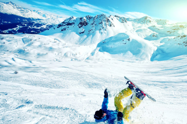 Gloves with wrist protection are particularly popular among snowboarders.