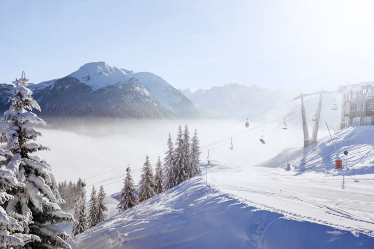 A unique microclimate ensures plenty of natural snow in Les Portes du Soleil every year and thus also guarantees snow.