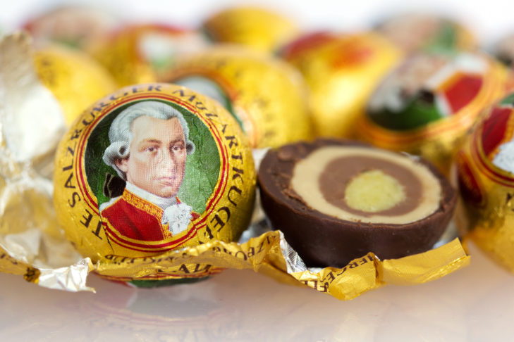 One of the most popular souvenirs from Austria was invented in 1890: the Mozartkugel.