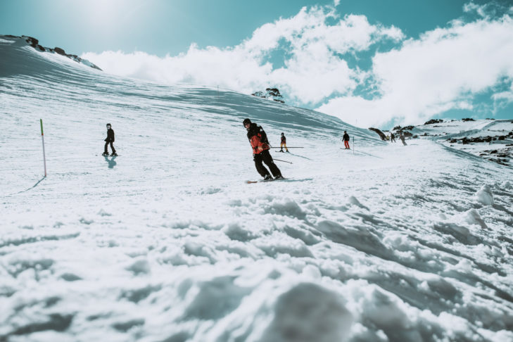 As the name suggests, the Snowy Mountains traditionally get the most snow in Australia.