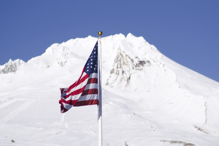 In the USA, the entire ski area can be used.