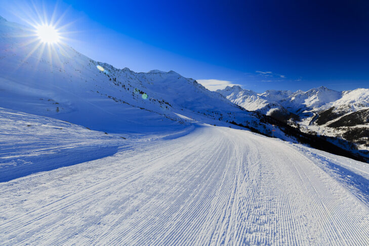 James Blunt and Richard Branson are often spotted in Verbier on the perfectly groomed slopes of the vast Les 4 Vallées ski area.