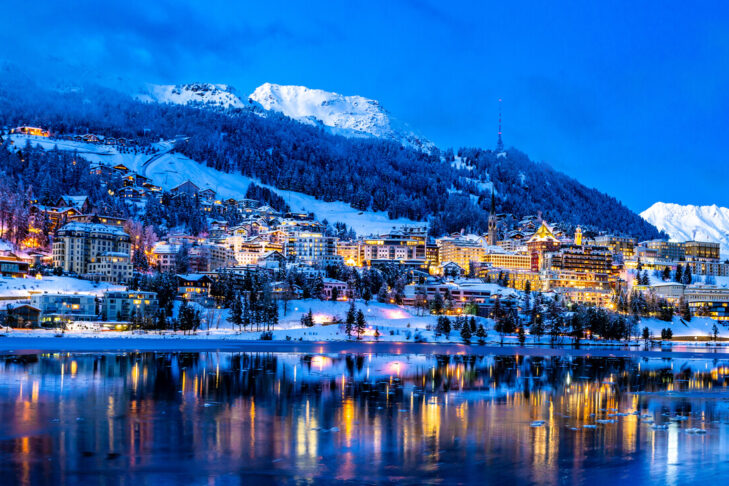 As well as its fantastic slopes, it is mainly the picture-perfect, luxurious setting of St. Moritz itself that attracts the stars.