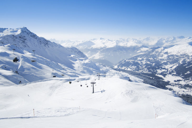 Endless views in the Arosa-Lenzerheide ski area.