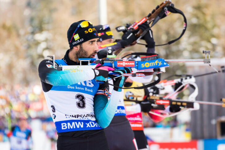 The pursuit is one of the most exciting disciplines in the Biathlon World Cup, as the athletes often arrive at the shooting range together.