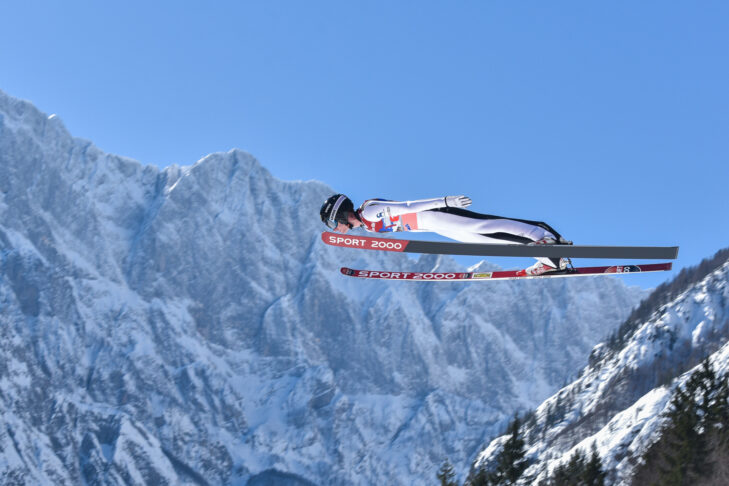 The elite athletes of this sport fly through the air year after year at the Ski Jumping World Cup