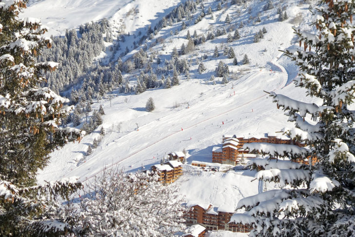 The Méribel valley is the middle of the three valleys on the piste map.