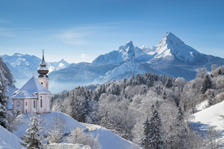 Picture-perfect imagery in the Berchtesgadener Land with the Watzmann in the background.