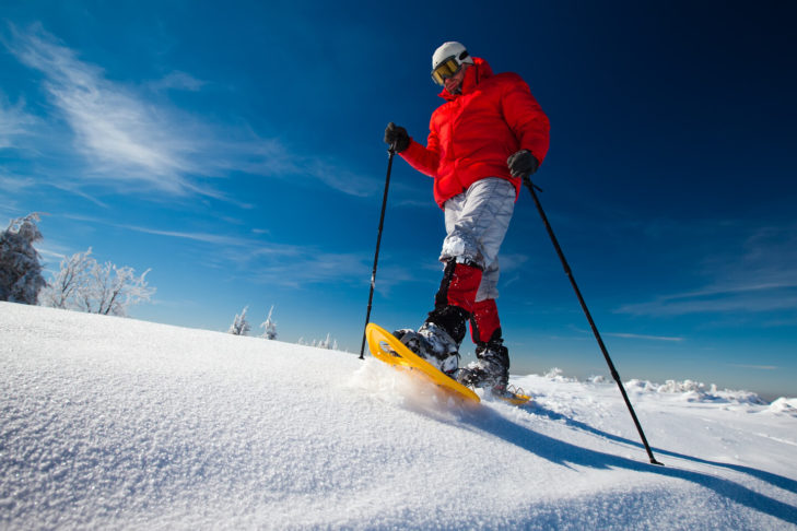 Snowshoeing is considered a particularly nature-oriented sport.