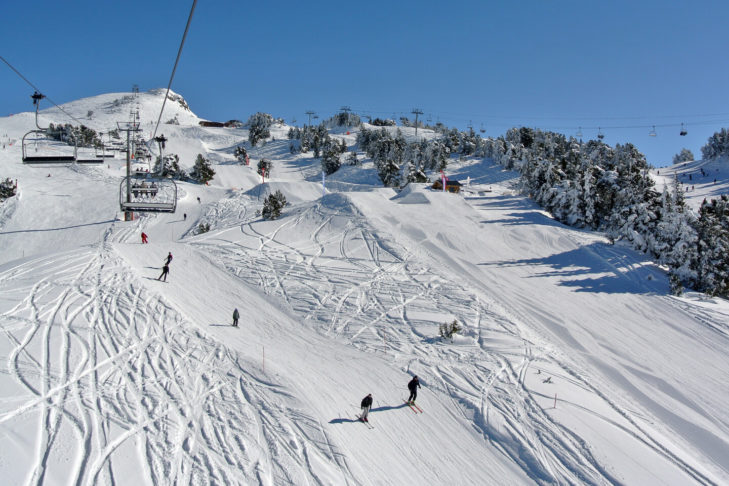 A slope in Chamrousse.