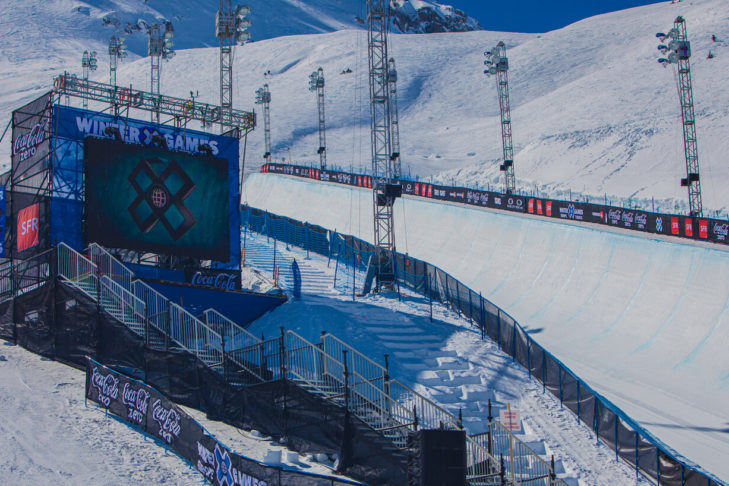 The "Winter X-Games Europe" took place three times in a row in Tignes from 2010 to 2012