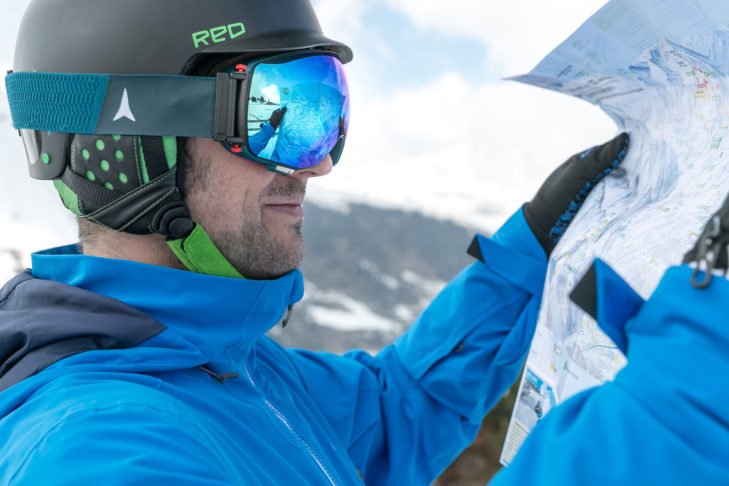 There are ski routes in almost every ski area. These are also marked on the piste map