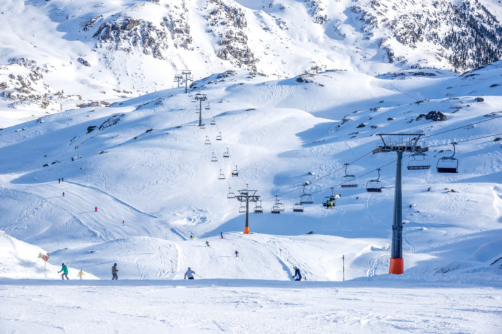 Infinite expanse in the Zillertal ski region.