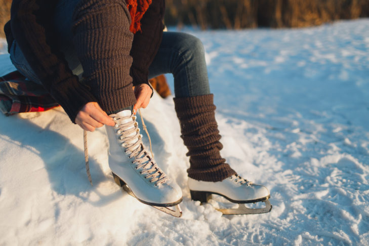 Put on your skates and head to the ice rink in Saalbach-Hinterglemm
