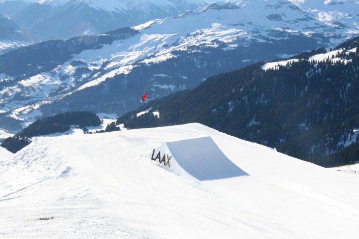 Laax is one of the largest ski resorts in Switzerland and is particularly popular with freestylers.