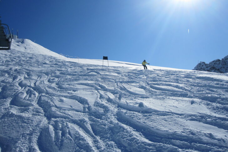 The Sulden am Ortler ski resort offers plenty of sunshine and deep snow.