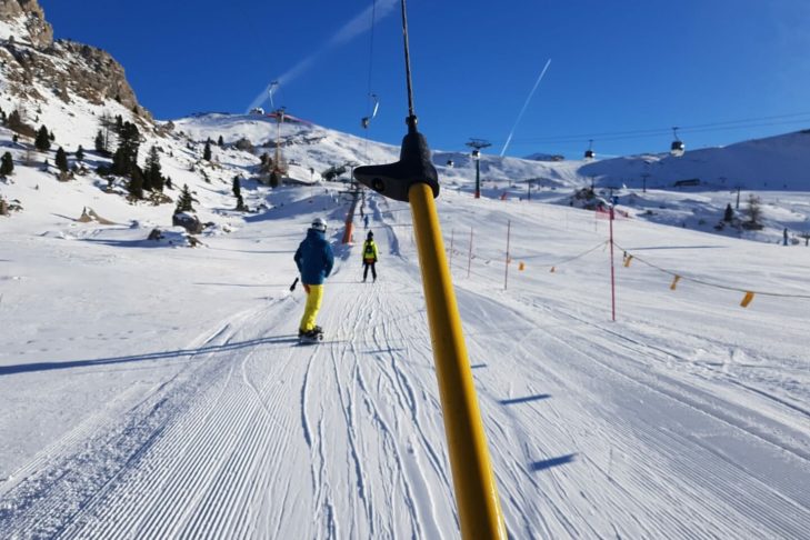 Het enorme en ultramoderne skigebied bestaat al sinds 1974. 