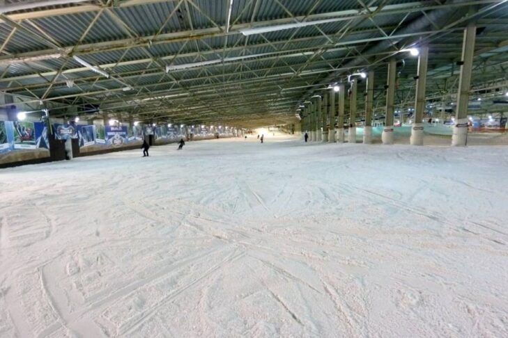 De hoofdpiste van SnowWorld Landgraaf
