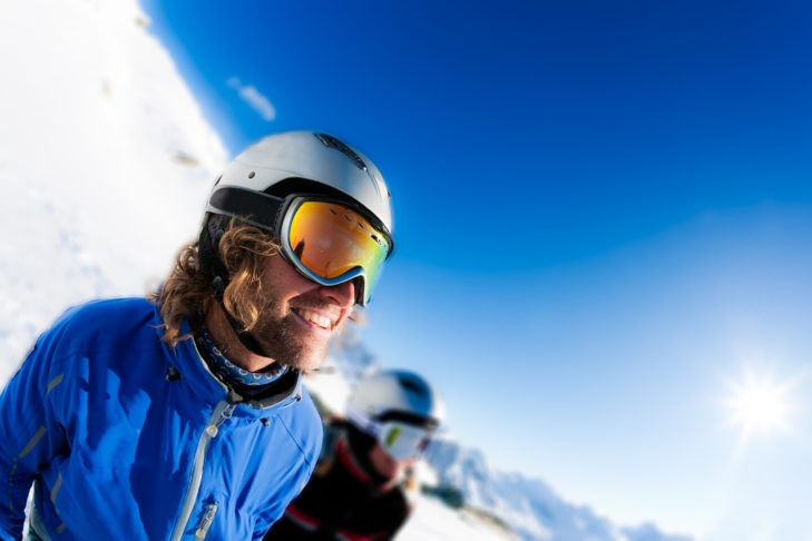 De waarheid: vooral in de lente is er meestal volop zon op de pistes.