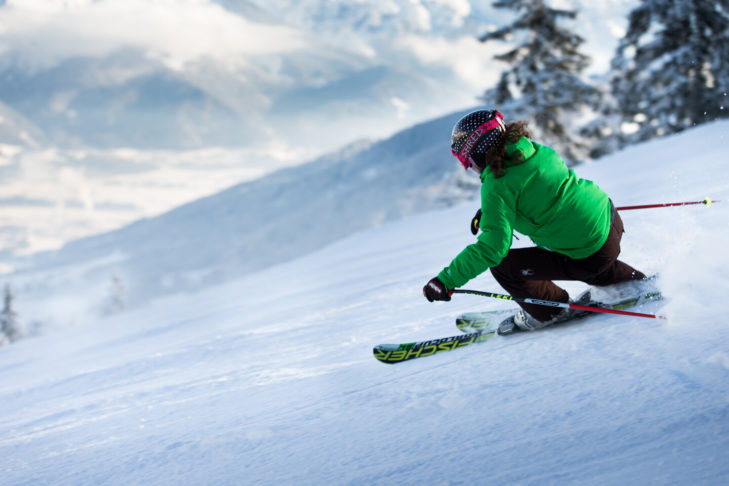 Alpineskiërs hebben ook een goed uithoudingsvermogen nodig, maar de inspanning is korter maar intenser.