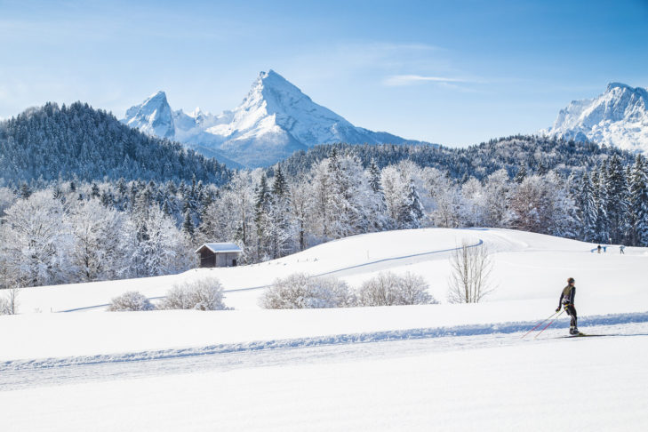 Droomweer in het skigebied Berchtesgadener Land