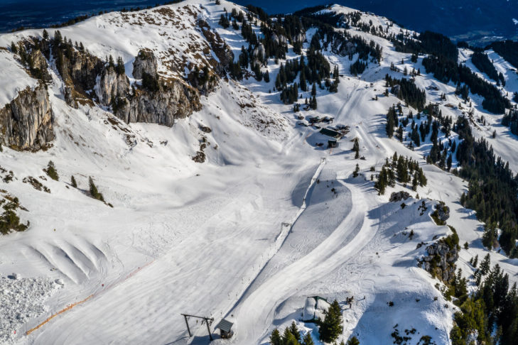 Het skigebied Brauneck-Wegscheid ligt in de buurt van Lenggris.