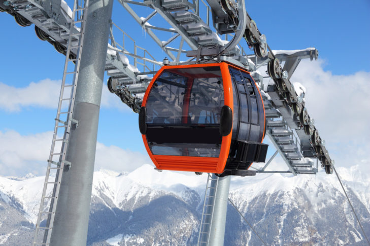 Waar parkeren de gondels eigenlijk in de zomer?