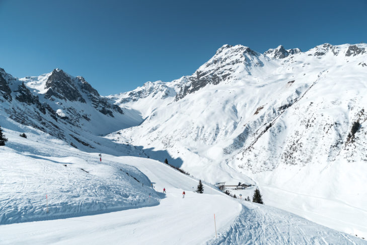 In het adembenemende skigebied Montafon komen ook winterkampeerders aan hun trekken.