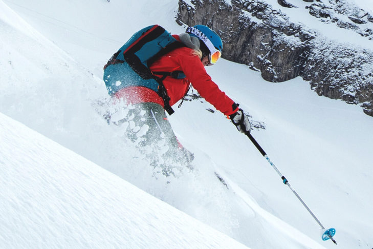 Het skigebied Engelberg-Titlis geniet een grote populariteit in de freeride scene.