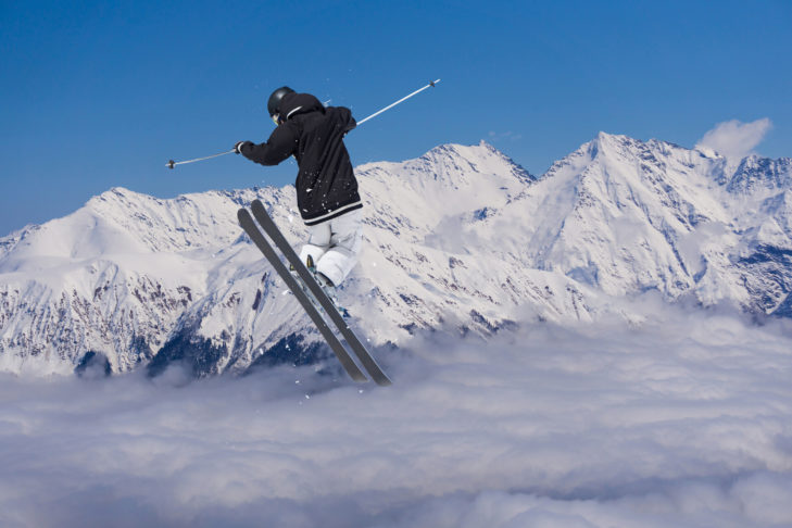 Freestylers komen gegarandeerd aan hun trekken in "Crowland" in het skigebied Corviglia.