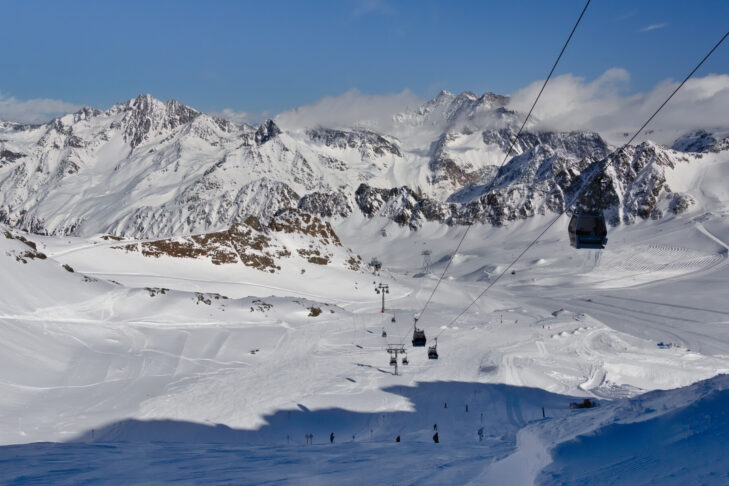De Kaunertaler gletsjer is de jongste gletsjer van Tirol.