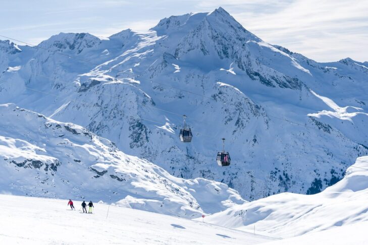 In het skigebied van La Plagne valt elk jaar veel verse sneeuw, waardoor het een van de meest sneeuwzekere skigebieden in de Alpen is.