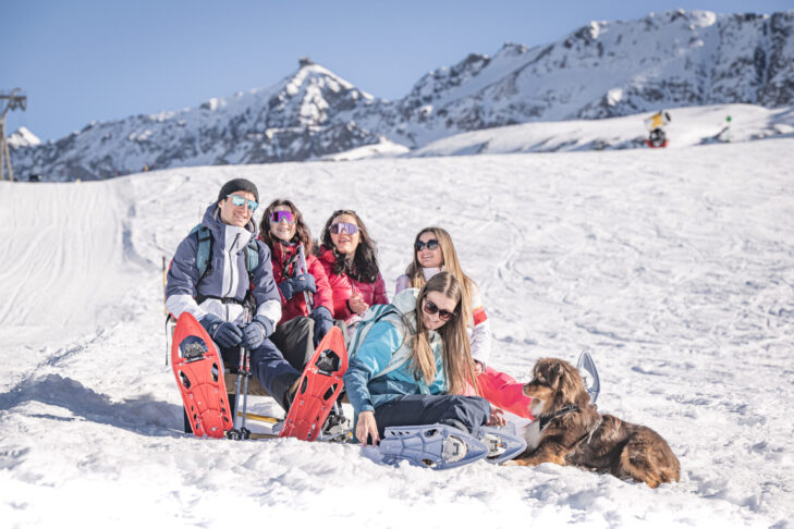 Sneeuwschoenwandelen is ook in het departement Isère in de winter een van de populairste buitenactiviteiten buiten de pistes.