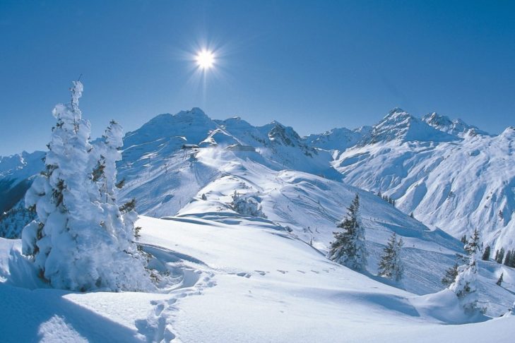 Magische Schneelandschaft.