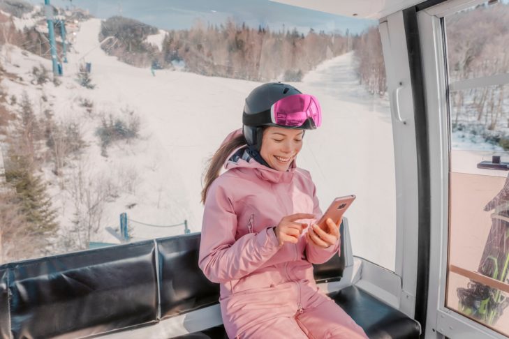 Mit der App von iSki wird Pistenkilometer tracken auf dem Smartphone leicht gemacht.