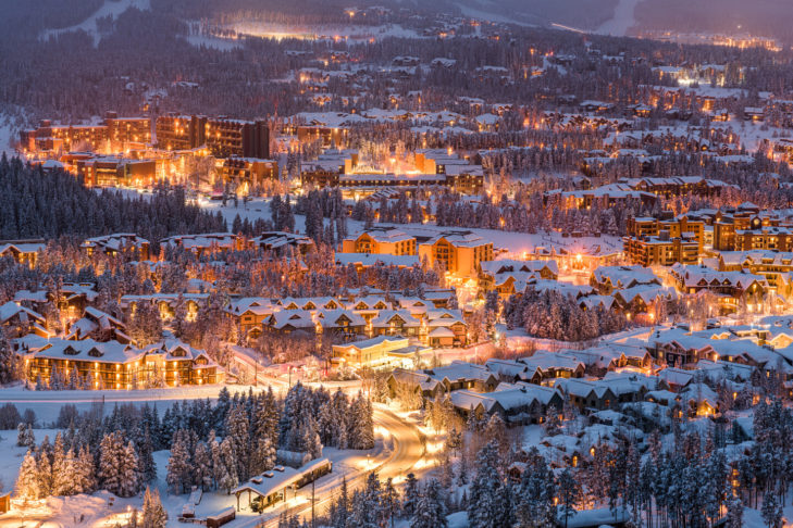 Orte wie Breckenridge sind die Hubs für Wintersportler in den USA.