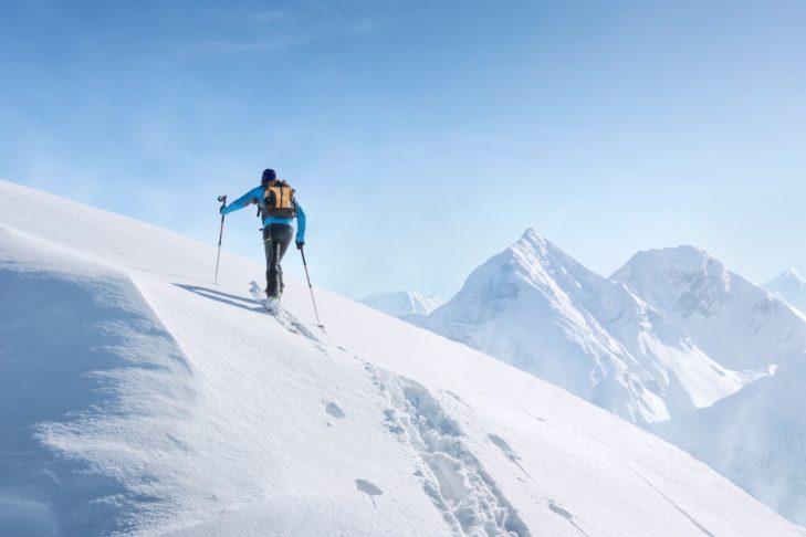 Fellwachs verhindert nicht nur, dass das Aufstollen beim Skitouren gehen, sondern sorgt auch dafür, dass die Haftung des Fells nicht nachlässt.