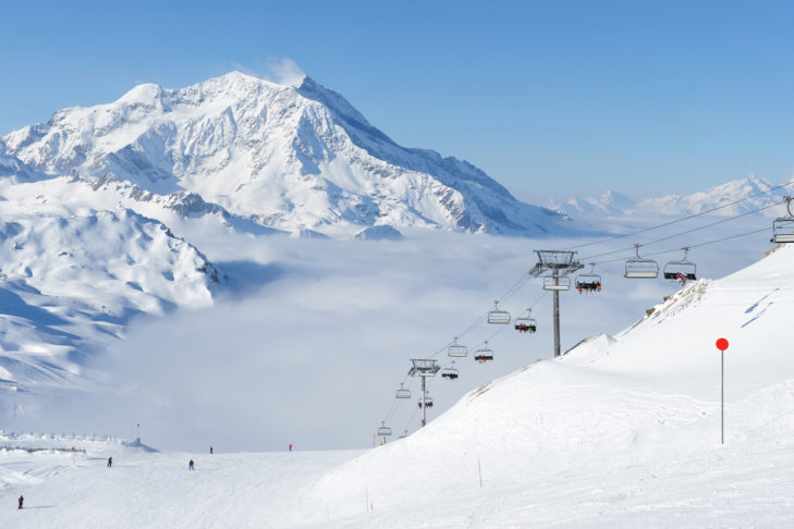 Auch im Skigebiet Tiges/Val d'Isère sorgen Lifterneuerungen für steigenden Komfort.