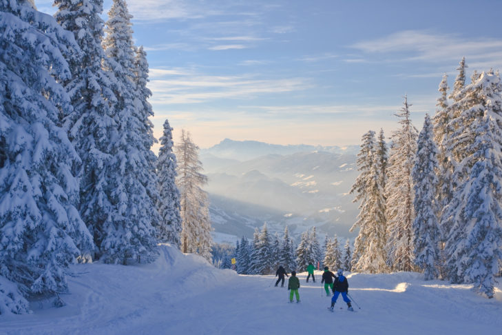 Auf den zehn Skibergen der Region finden Kinder und Einsteiger sowie Fortgeschrittene und Könner garantiert die passende Abfahrt.